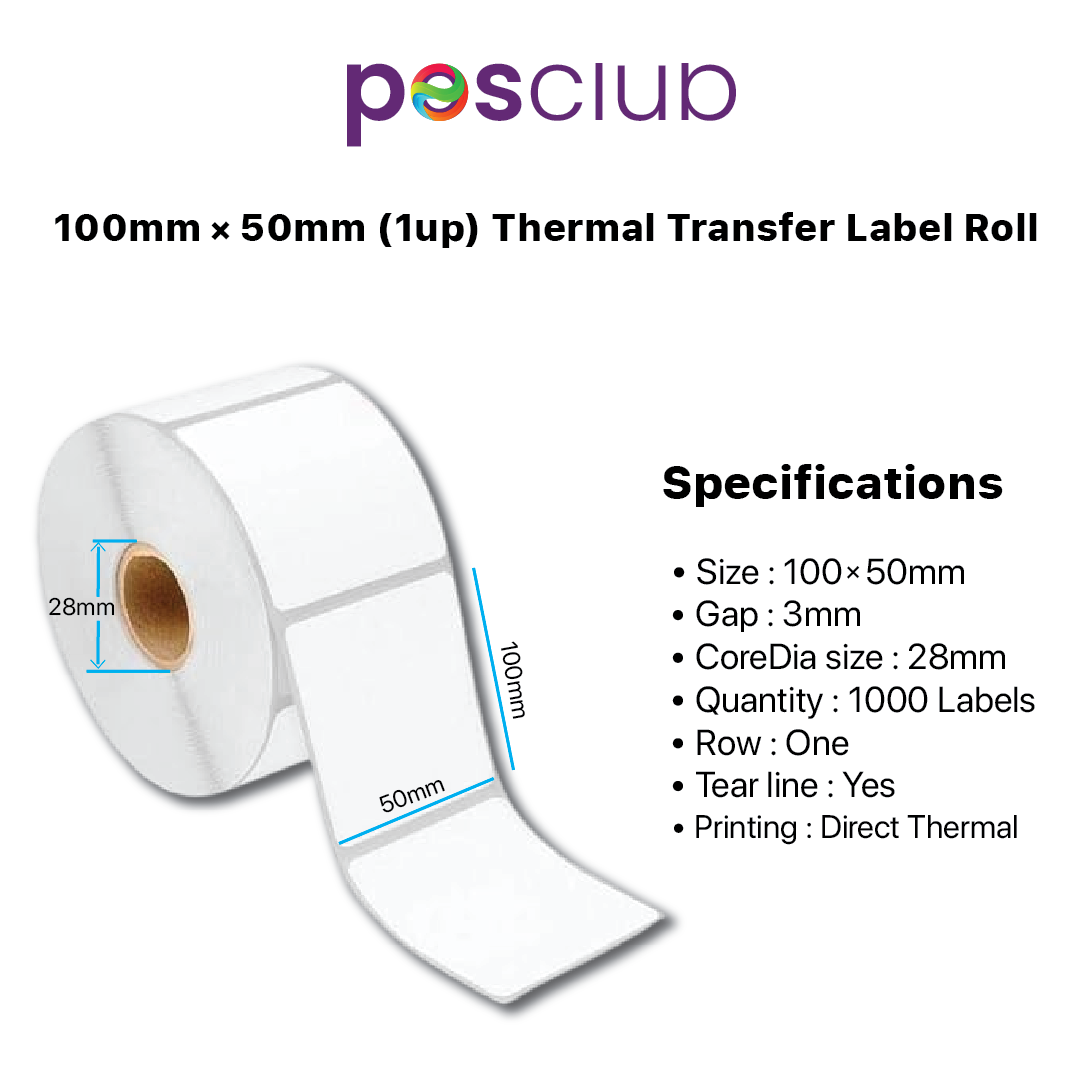 100X50mm (4X6inch) Thermal Trasnfer Barcode Sticker Shipping Label Paper Self-adhesive Size:4x6inch, Gap:3mm, CoreDia Size:28mm, Quantity:1000 Lables, Row:One,Tearline:Yes, Printing:Direct Thermal using for shipping label, barcode sticker, Thermal Printing, High Quality Printing, amazon, Moglix, Posclub