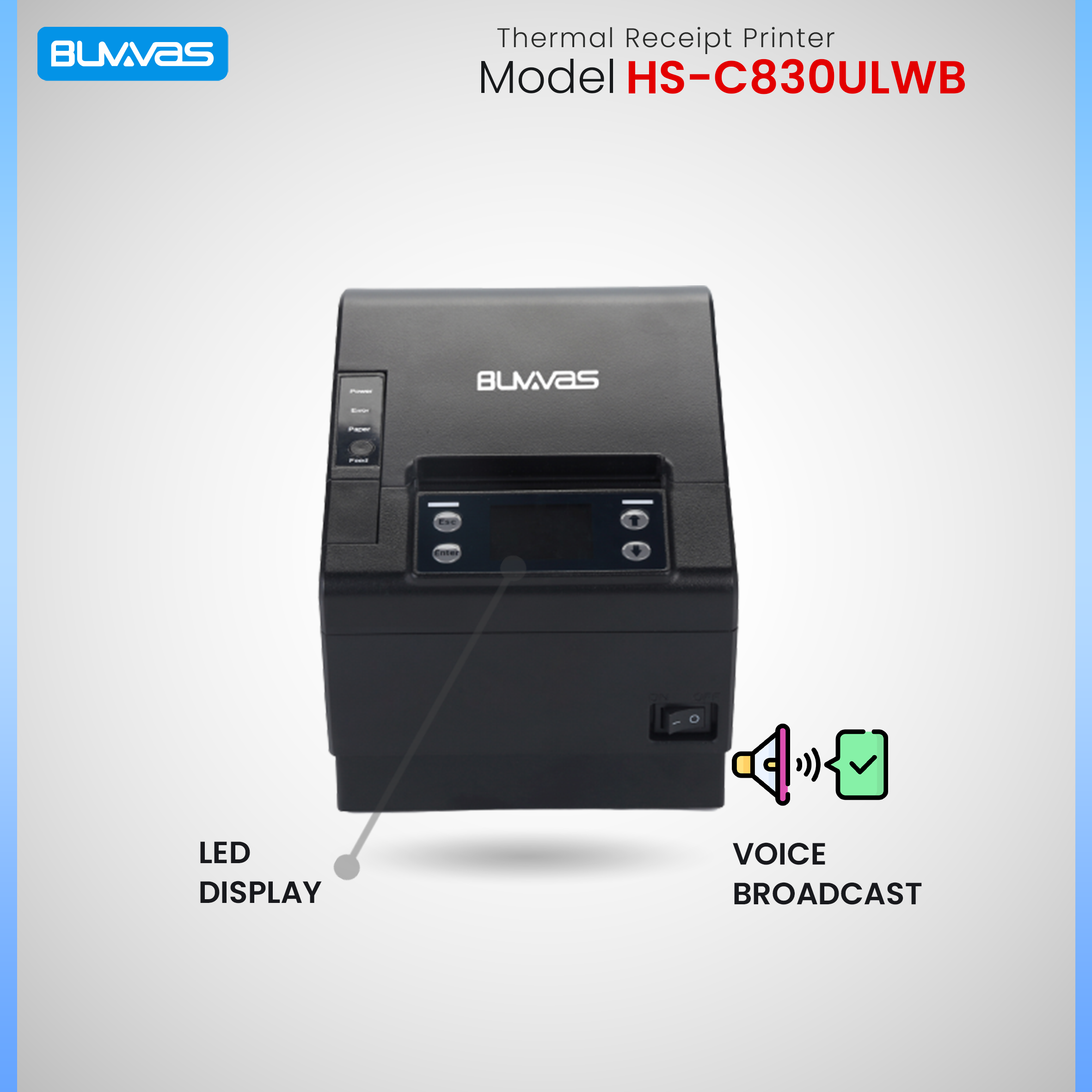 Buvvas C830 Receipt Printer
