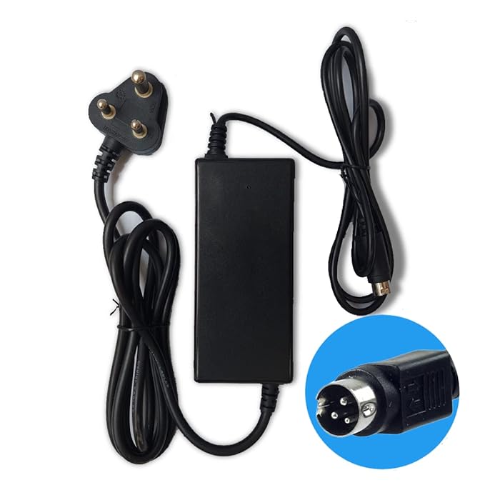 24V 2.5A 3 Pin 60Watt Power Supply Adapter Replacement for POS Thermal Receipt Printer Model: 2425-L3 Input: 100V AC ~ 260V AC ~ 50Hz - 1.5A Output: 24V DC = 2.5A MAX MADE IN INDIA Compatible to All 3 inch Receipt and Label Printers Compatible to Epson, TVS, TSC, ATPOS, Shreyans, Evercom, Buvvas, Impact,   