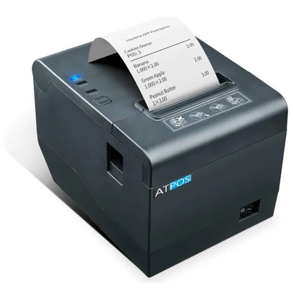 Atpos AT-302 80mm 3 Inch Thermal Receipt Printer | Auto Cutter | USB+LAN