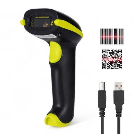 Atpos AT-5700D Handheld Barcode Scanner | USB, Wireless, Bluetooth | Support 1D & 2D (QR Code)