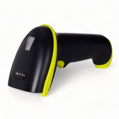 Atpos AT-5700D Handheld Barcode Scanner | USB, Wireless, Bluetooth | Support 1D & 2D (QR Code)