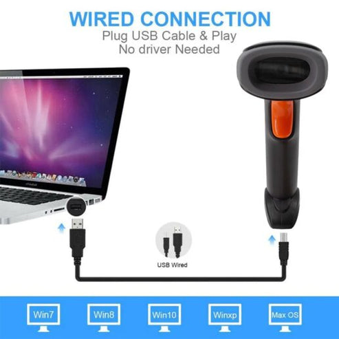 Buvvas Retail Handheld Barcode Scanner