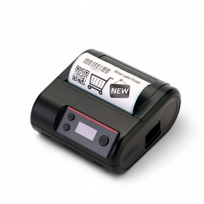 Buvvas MD80 80mm 3-Inch Mobile Label Receipt Printer (Dual Mode) | USB+BT