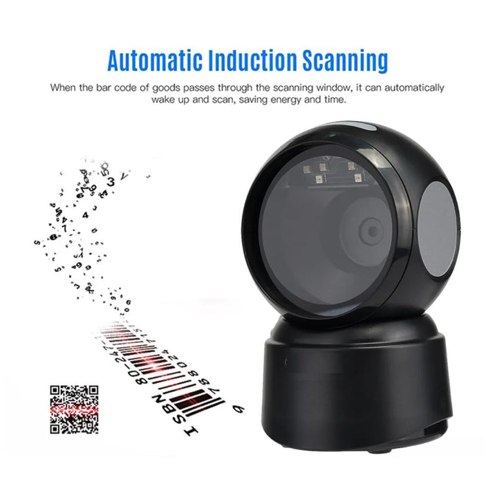 Buvvas BS-RTL 1D&2D Table Top Barcode Scanner