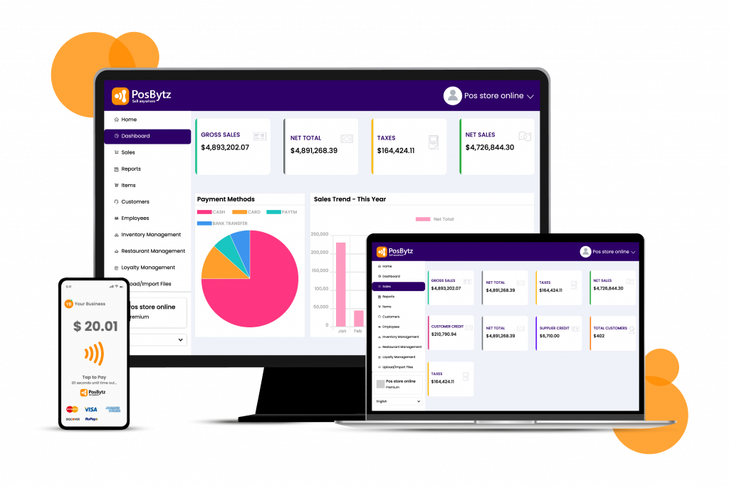 PosBytz All in One Retail Billing Software - Premium Version